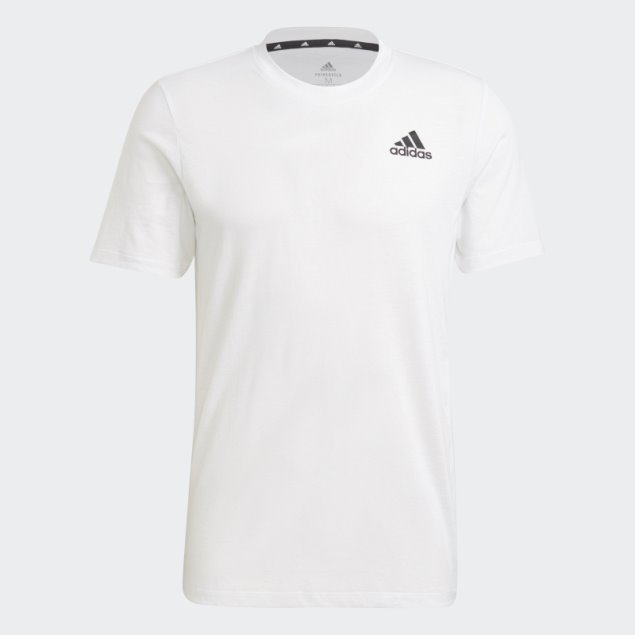 Adidas Aeroready Camiseta Deportiva Blanca Diseñada Para Moverse