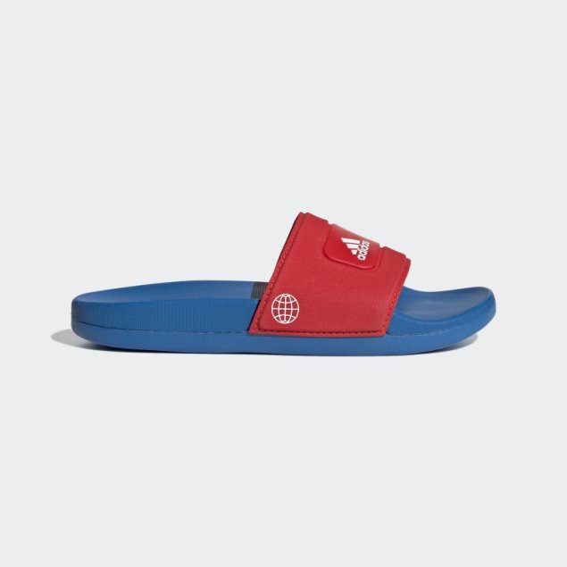 Rojo Adidas Adilette Comodidad X Lego Diapositivas Moda
