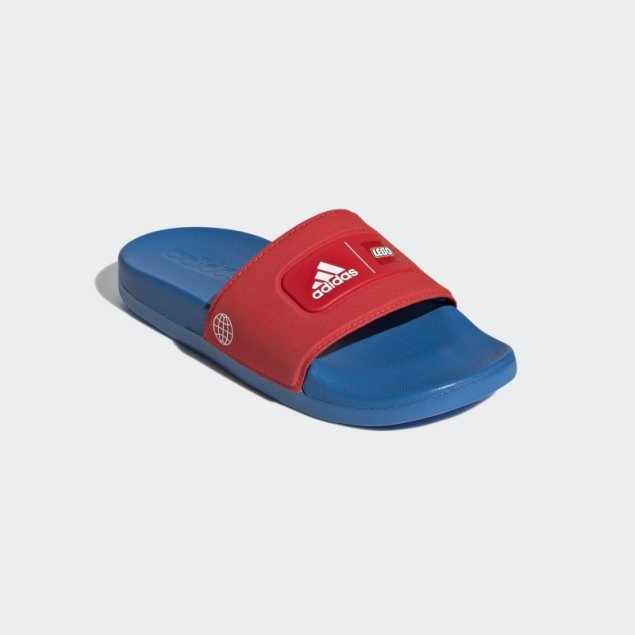 Adidas Adilette Comfort X Lego Slides Rojo Caliente
