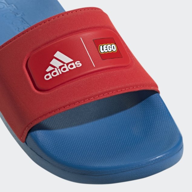Adidas Adilette Comfort X Lego Slides Rojo Caliente