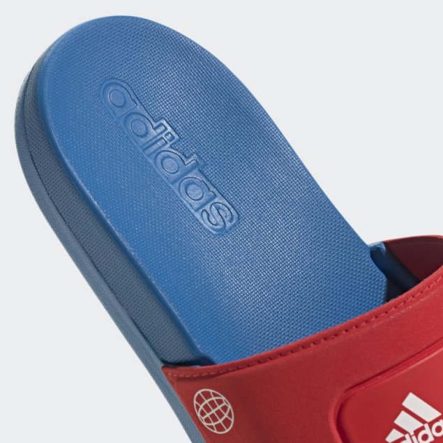 Adidas Adilette Comfort X Lego Slides Rojo Caliente