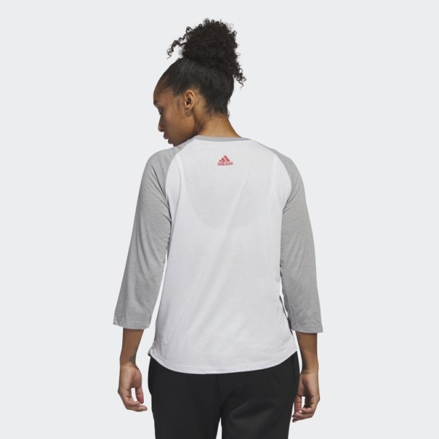 Ncaa-rut-7a4-1 Adidas Camiseta De Béisbol De Manga 3/4