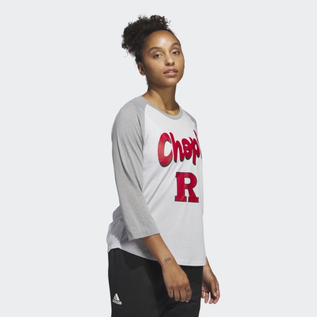 Ncaa-rut-7a4-1 Adidas Camiseta De Béisbol De Manga 3/4