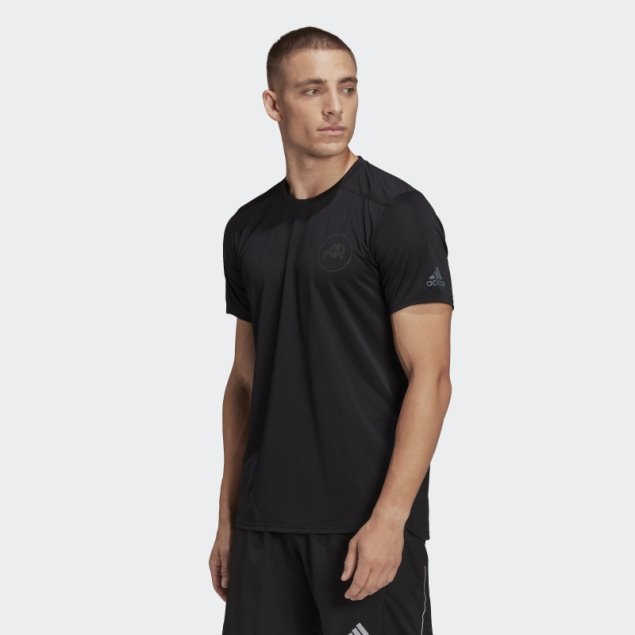 Camiseta Runner Negra Adidas