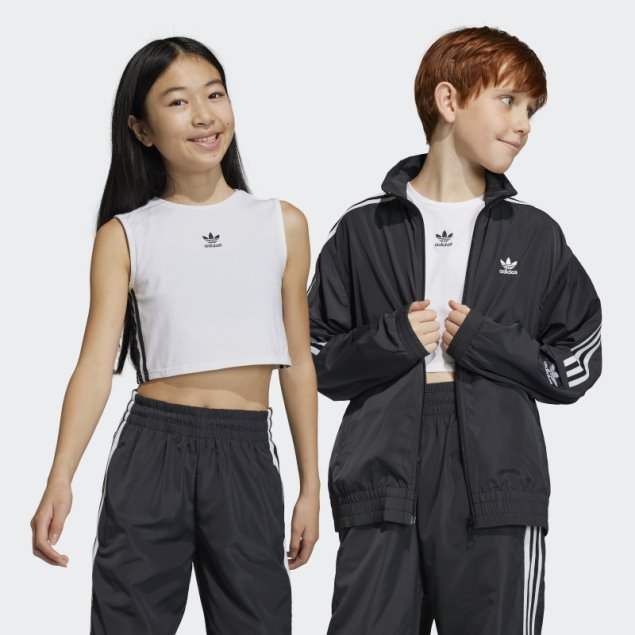 Top Corto Adicolor Blanco Adidas