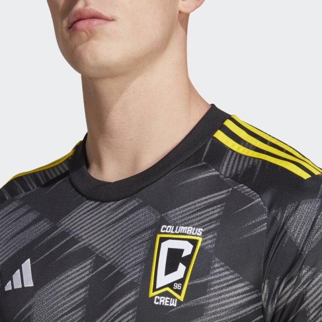 Camiseta Columbus Crew 23/24 Segunda Equipación Negro Adidas