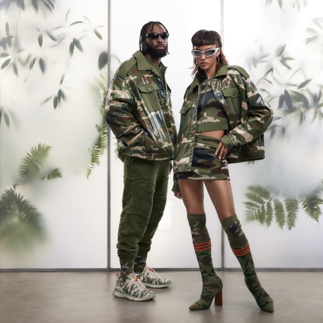 Chamarra De Lentejuelas Adidas (todos Los Géneros) Aop Camo