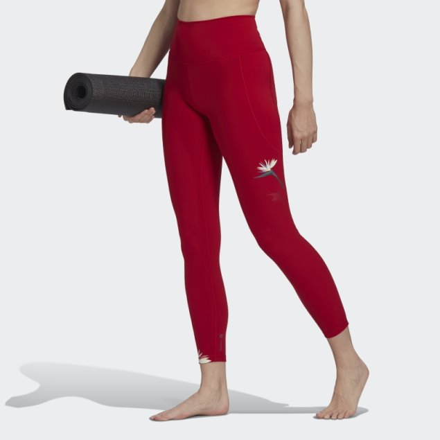 Rojo Adidas Thebe Magugu Studio 7/8 Leggings
