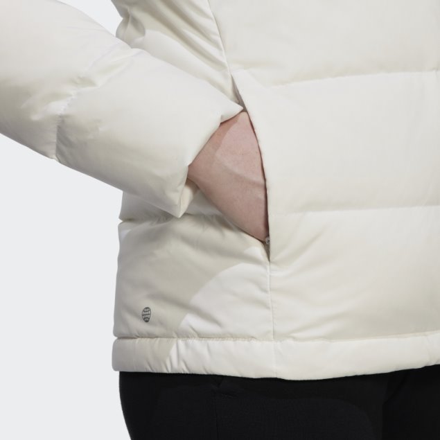 Chamarra Blanca Con Capucha Adidas Helionic