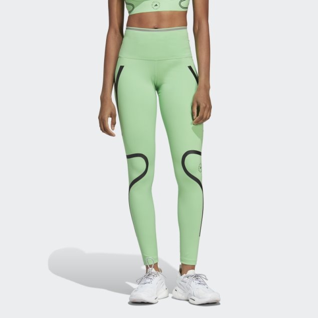 Adidas By Stella Mccartney Truepace Leggings De Running Flash Verde