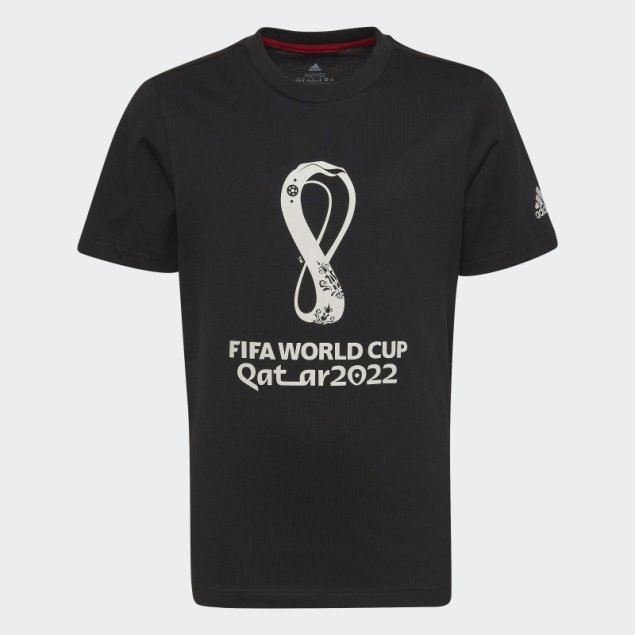 Adidas Camiseta Copa Del Mundo Fifa 2022 Emblema Oficial Negro