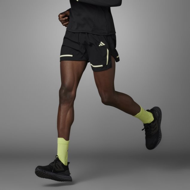 Adidas X-city Shorts Negros Con Reflejos En La Noche