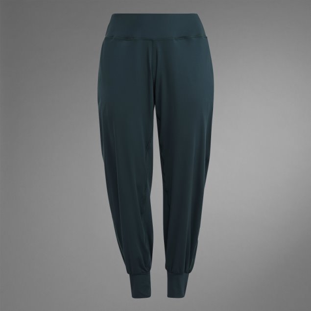 Pantalones De Yoga Adidas Authentic Balance Verdes (tallas Grandes)