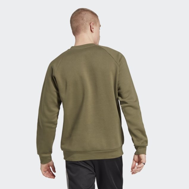 Sudadera Adicolor Classics 3-stripes Crew Oliva Adidas