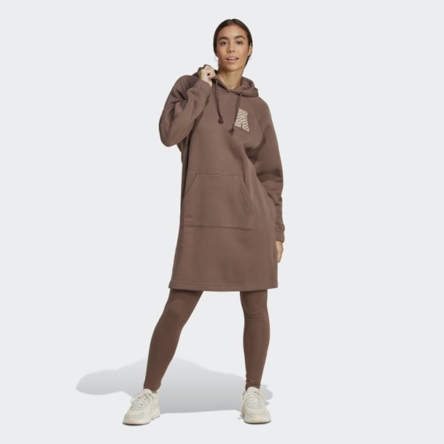 Adidas All Szn X Logomania Vestido Tierra