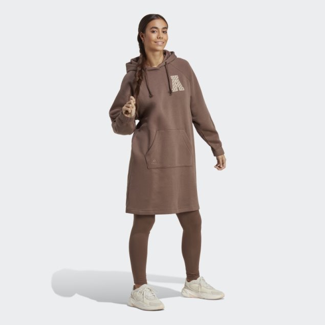 Adidas All Szn X Logomania Vestido Tierra