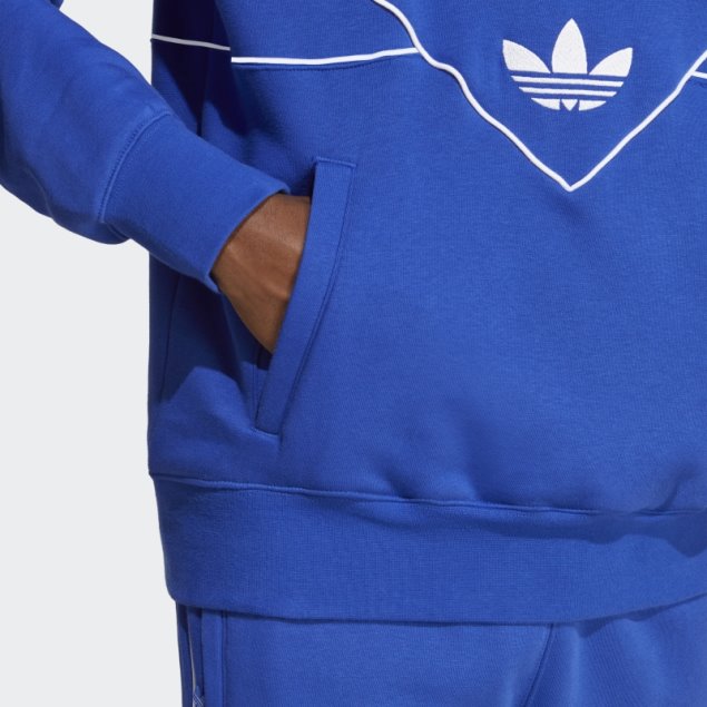 Adidas Adicolor Sudadera Con Capucha De Archivo De Temporada Azul