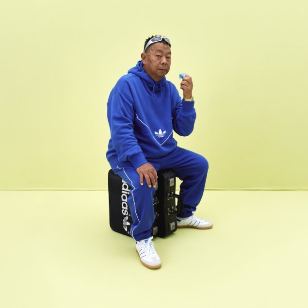 Adidas Adicolor Sudadera Con Capucha De Archivo De Temporada Azul