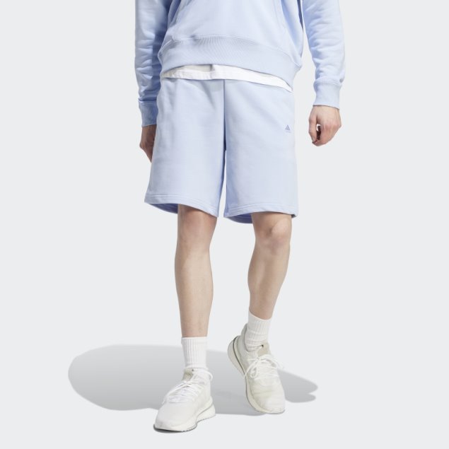 Pantalones Cortos Adidas Blue Sunrise All Szn French Terry Con Estilo