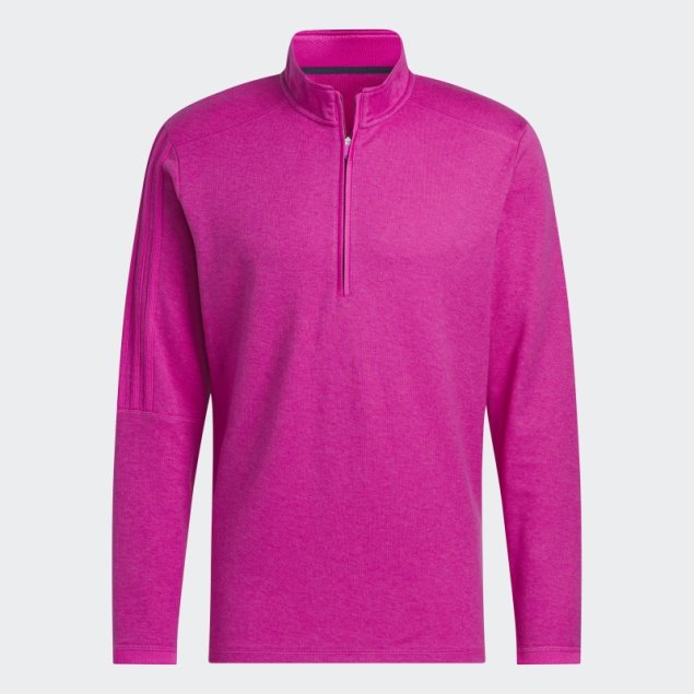 Jersey De 3 Rayas Con Un Cuarto De Cremallera Fucsia Mel Adidas