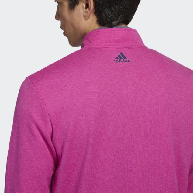 Jersey De 3 Rayas Con Un Cuarto De Cremallera Fucsia Mel Adidas