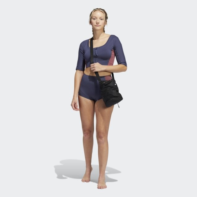 Pantalones Cortos De Yoga Adidas Azul Marino