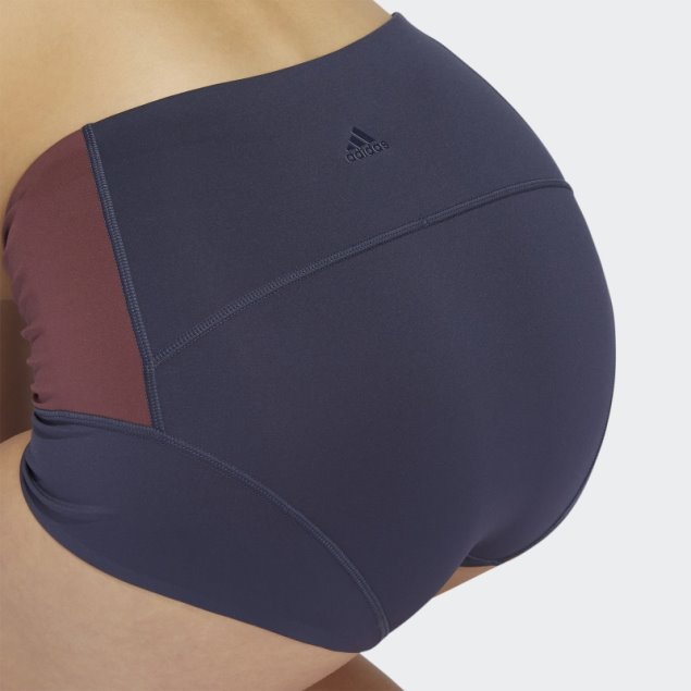 Pantalones Cortos De Yoga Adidas Azul Marino