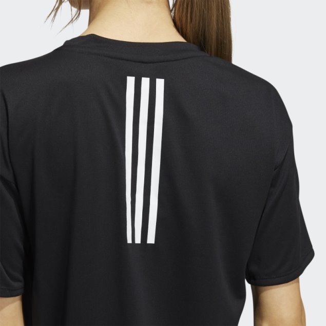 Camiseta De Entrenamiento 3 Bandas Aeroready Negro Adidas