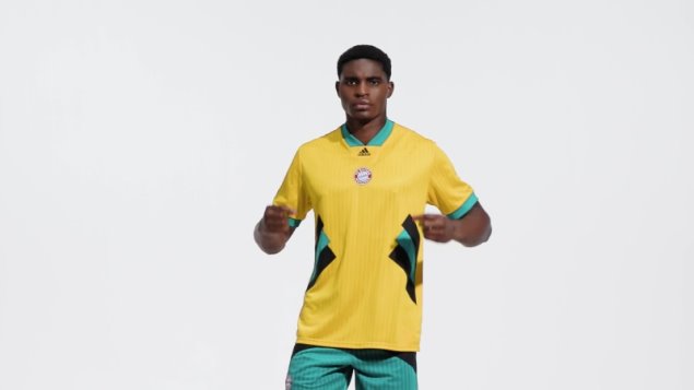 Camiseta Adidas Fc Bayern Dorada