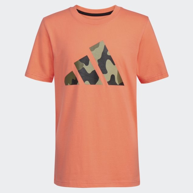 Camiseta Con Logo De Camuflaje Coral Adidas
