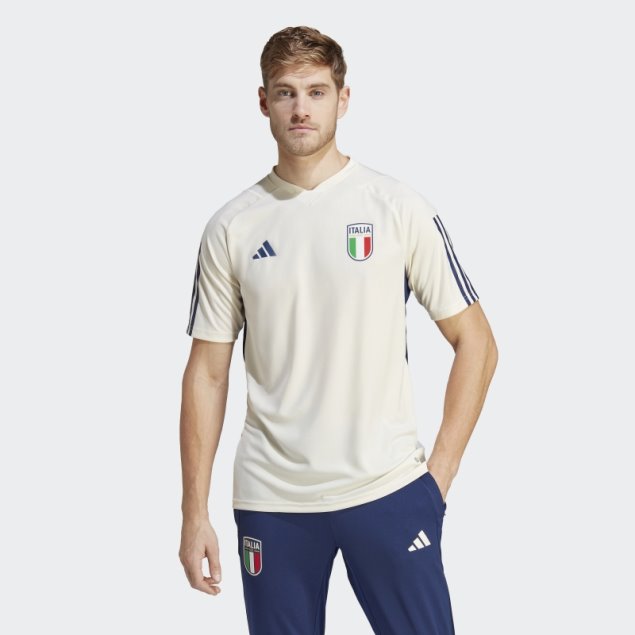 Adidas Italia Tiro 23 Camiseta De Entrenamiento Blanco
