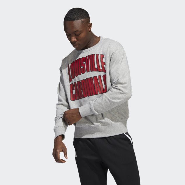 Sudadera Adidas Vintage Crew Gris Medio