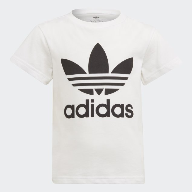 Camiseta Adicolor Trefoil Adidas Blanca