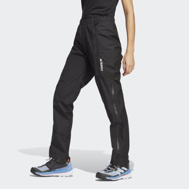 Pantalón De Chándal Negro Adidas Terrex Gore-tex Paclite Rain