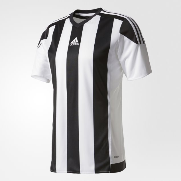 Camiseta Adidas Blanca Rayada 15