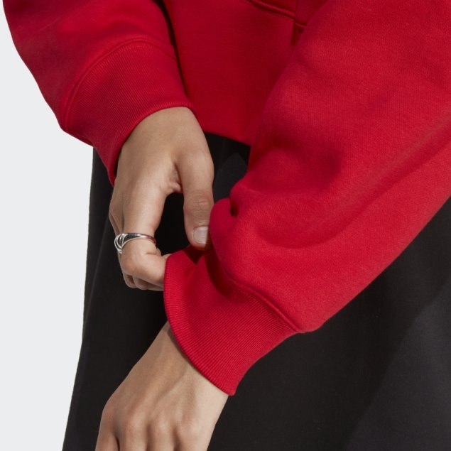 Sudadera Adicolor Essentials Crew Escarlata Adidas