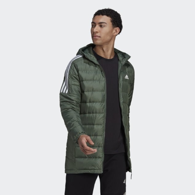 Parka Verde óxido Essentials Adidas