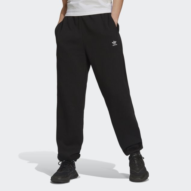 Joggers De Forro Polar Adicolor Essentials Adidas Negro