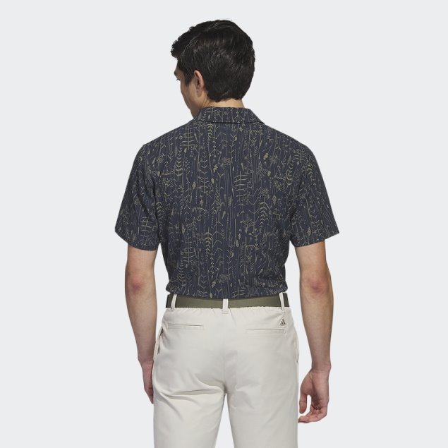 Adidas Camiseta De Golf Go-to Camp Azul Marino