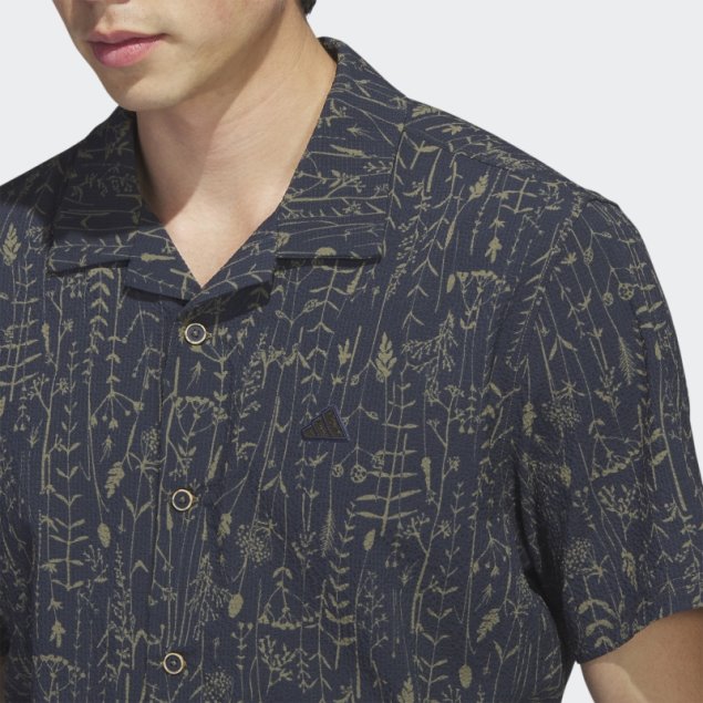 Adidas Camiseta De Golf Go-to Camp Azul Marino