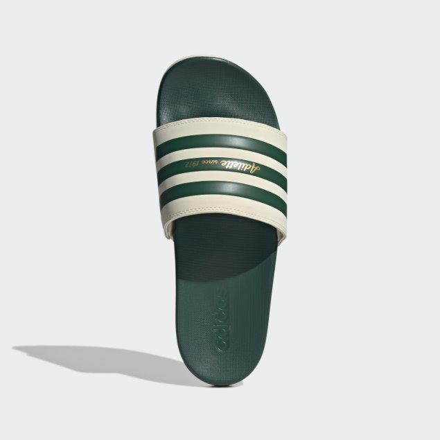 Chanclas Adidas Adilette Comfort Doradas Metalizadas