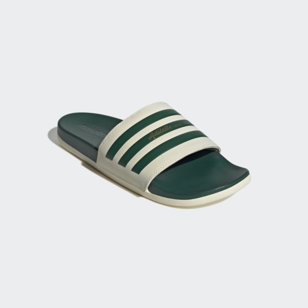 Chanclas Adidas Adilette Comfort Doradas Metalizadas