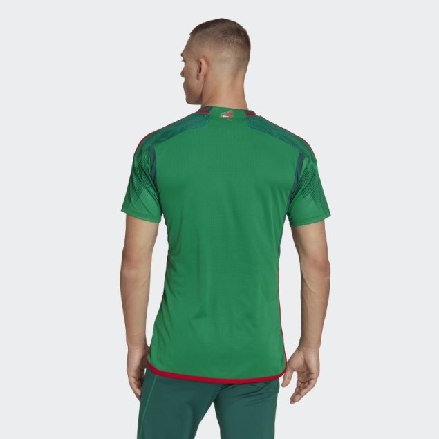 Camiseta Adidas Mexico 22 Primera Equipación Verde Caliente