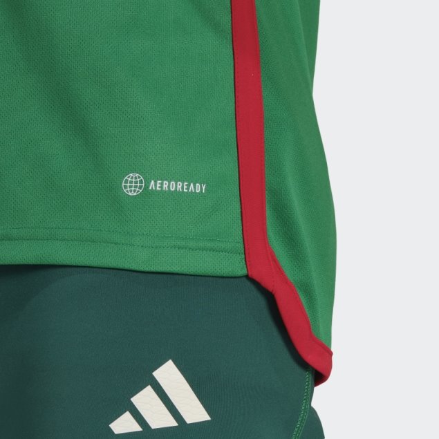Camiseta Adidas Mexico 22 Primera Equipación Verde Caliente