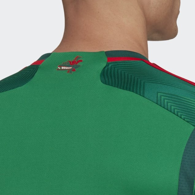 Camiseta Adidas Mexico 22 Primera Equipación Verde Caliente