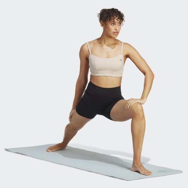 Sujetador Adidas Yoga Studio Light-support Taupe