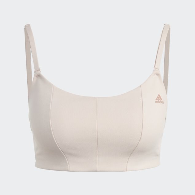 Sujetador Adidas Yoga Studio Light-support Taupe