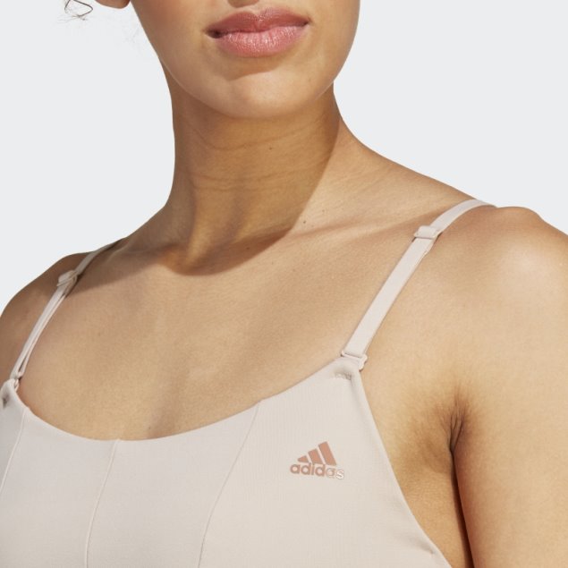 Sujetador Adidas Yoga Studio Light-support Taupe