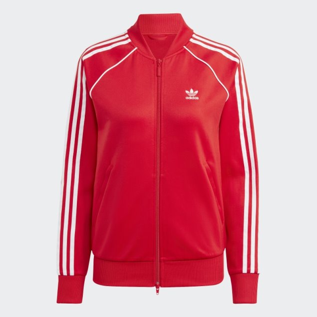 Sudadera Adidas Classics Adicolor Escarlata