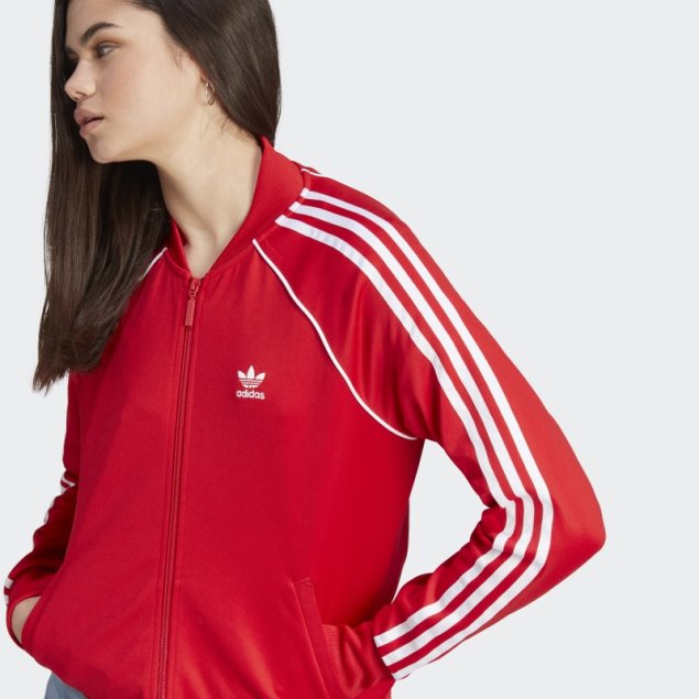 Sudadera Adidas Classics Adicolor Escarlata